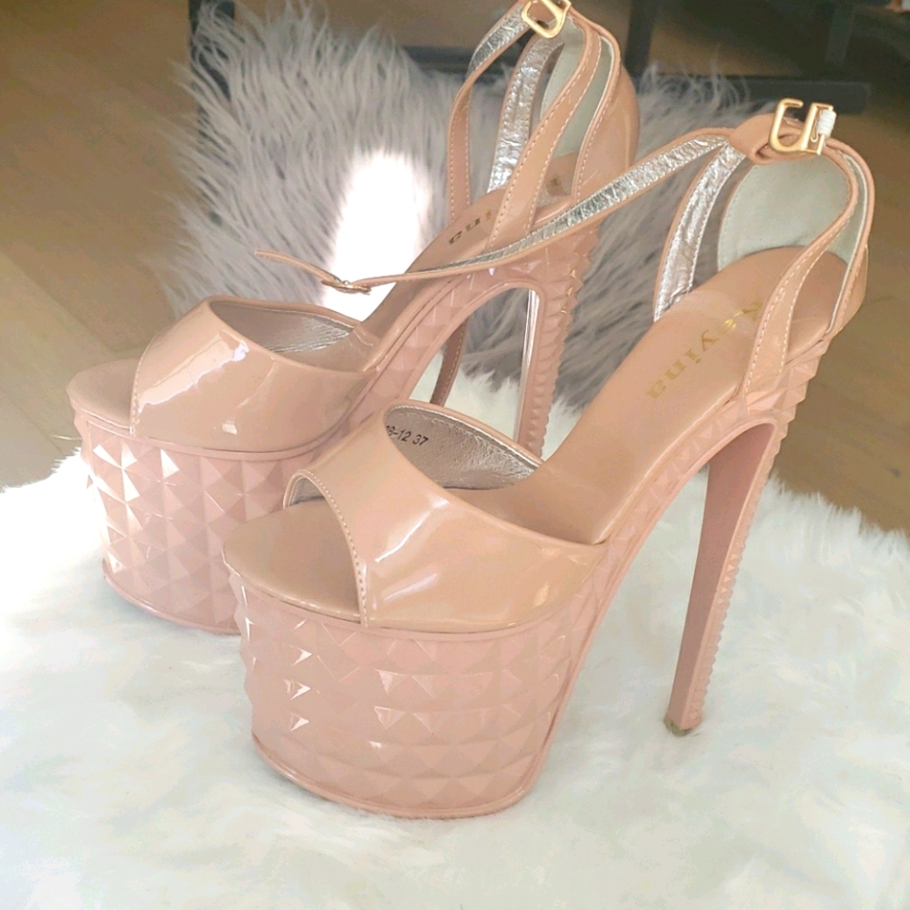 Pinkish Tan Stiletto